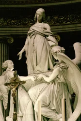 La Ascensión de Santa María Magdalena, del altar mayor, c.1835-41 (detalle)